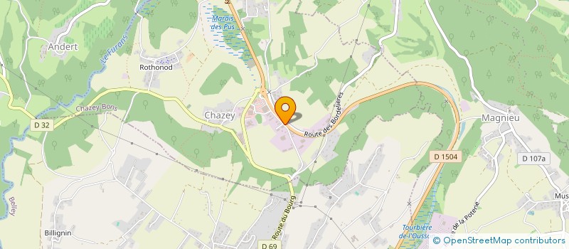 localisation de l'entreprise MOSAIQUES à CHAZEY-BONS