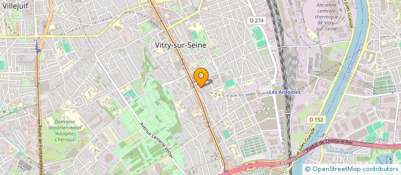 localisation de l'entreprise MOSAIQUES EN LIBERTE à VITRY-SUR-SEINE