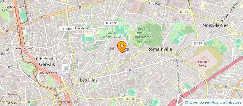 localisation de l'entreprise MOSAIQUES IDF à LES LILAS