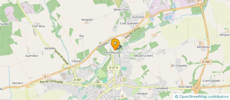 localisation de l'entreprise MOSAISTES A L'OUEST  GOURIN