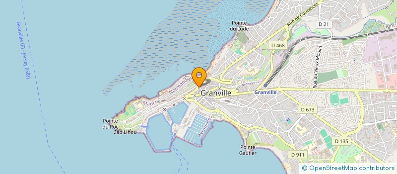 localisation de l'entreprise MOSALI  GRANVILLE