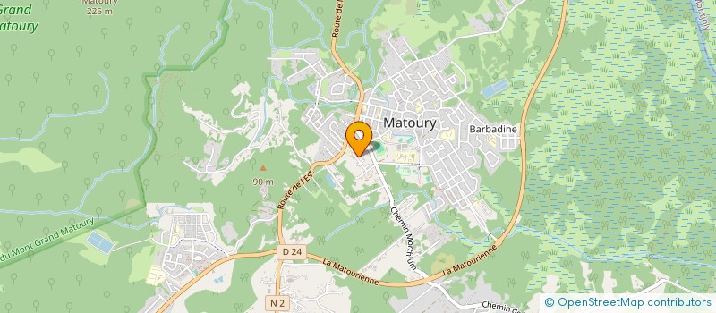 localisation de l'entreprise MOSAN à MATOURY