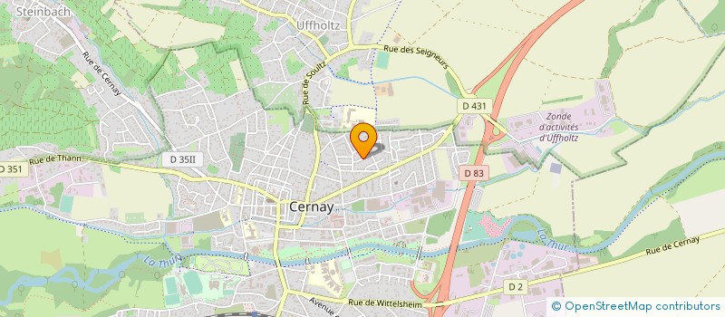 localisation de l'entreprise MOSANGINI  ASPACH-MICHELBACH