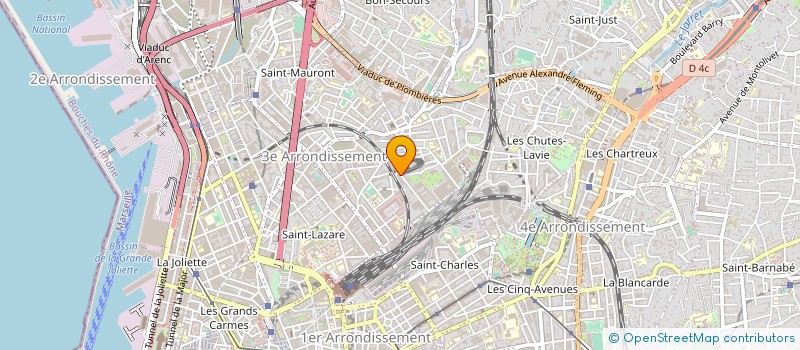 localisation de l'entreprise MOSBAH CONSTRUCTION  MARSEILLE