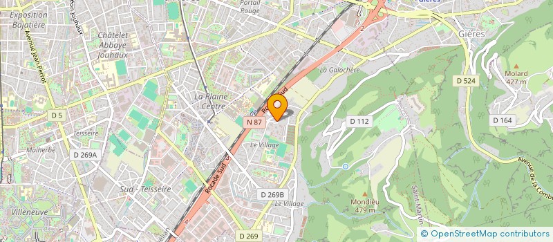 localisation de l'entreprise MOSCA ENJALBERT  SAINT-MARTIN-D'HERES