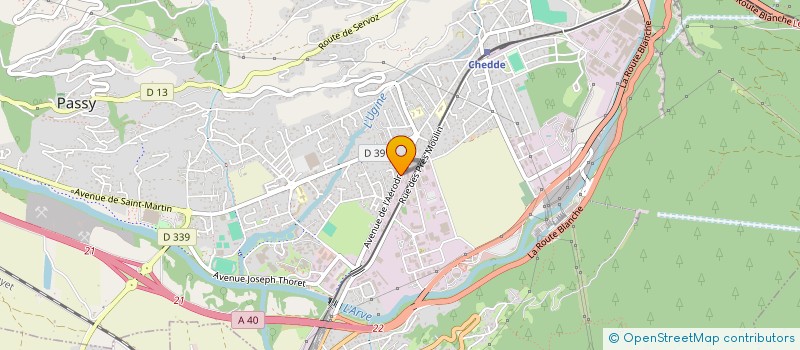 localisation de l'entreprise MOSCA-FCLJ  PASSY