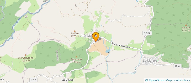 localisation de l'entreprise MOSCA SARL à LA BASTIDE
