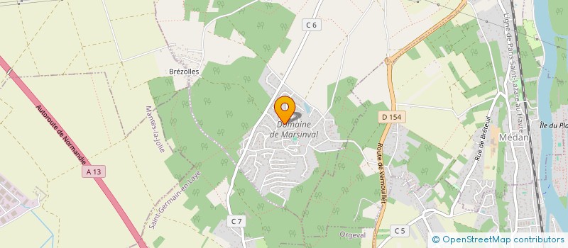 localisation de l'entreprise MOSCALIE  VERNOUILLET