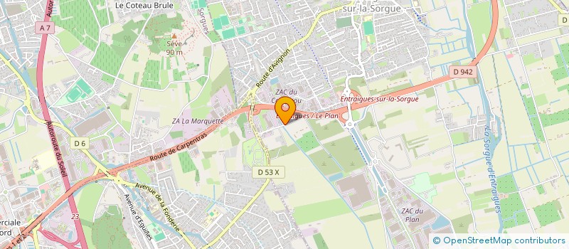 localisation de l'entreprise MOSCATELLI GRAND EST à ENTRAIGUES-SUR-LA-SORGUE