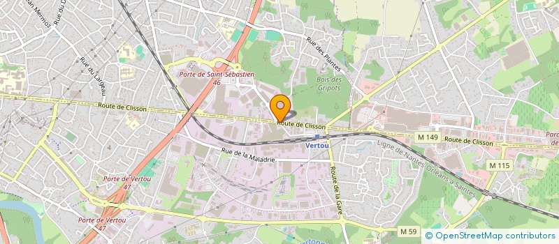 localisation de l'entreprise MOSCOSY à SAINT-SEBASTIEN-SUR-LOIRE