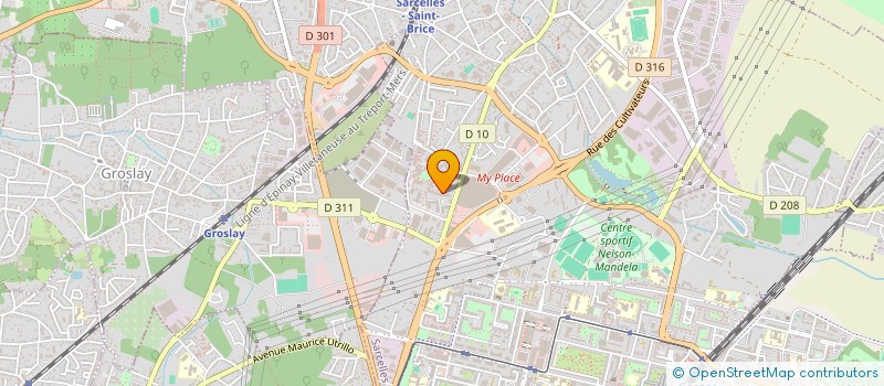 localisation de l'entreprise MOSCOU - PARIS  SARCELLES