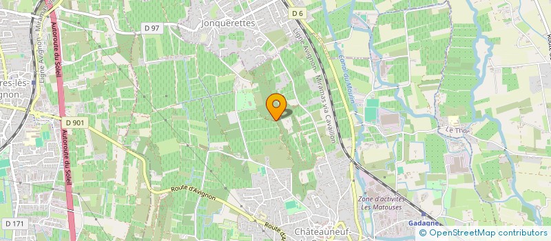 localisation de l'entreprise MOSELIUS  CHATEAUNEUF-DE-GADAGNE