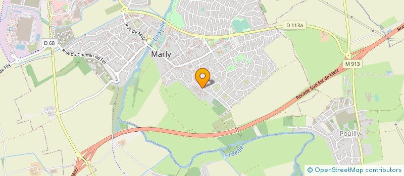 localisation de l'entreprise MOSELL A à MARLY