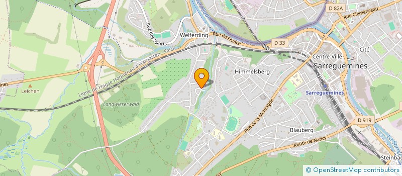 localisation de l'entreprise MOSELLE CONSTRUCTION 57  SARREGUEMINES