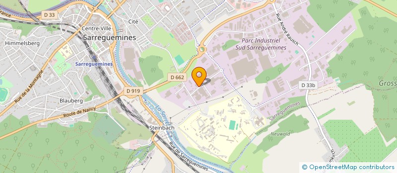 localisation de l'entreprise MOSELLE EST MATERIELS ET TRANSPORTS à SARREGUEMINES