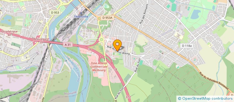 localisation de l'entreprise MOSELLE RIVER  YUTZ