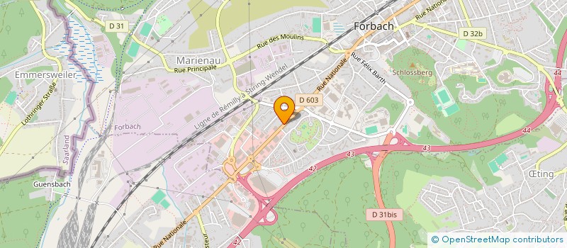 localisation de l'entreprise MOSELLE SECURITE  FORBACH