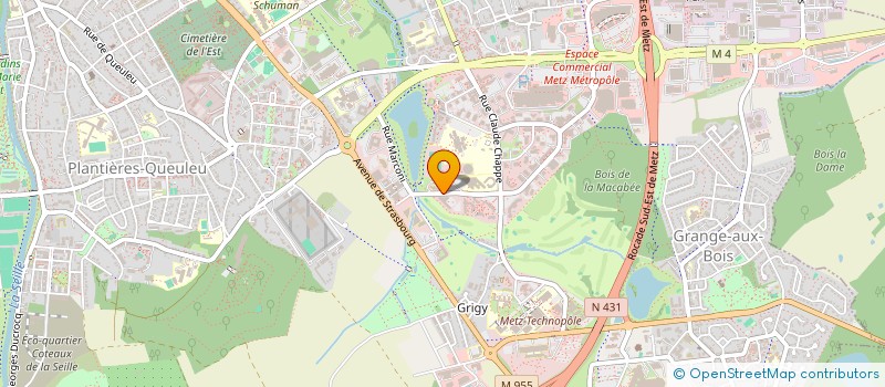 localisation de l'entreprise MOSELLE TELECOM  METZ