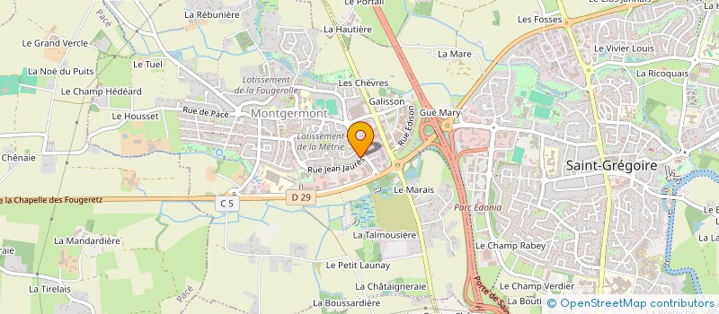 localisation de l'entreprise MOSEOS CONSEIL  MONTGERMONT