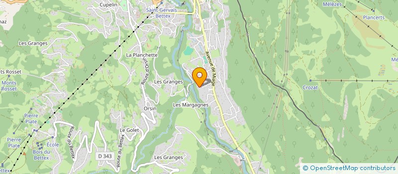 localisation de l'entreprise MOSER DISTRIBUTION à SAINT-GERVAIS-LES-BAINS