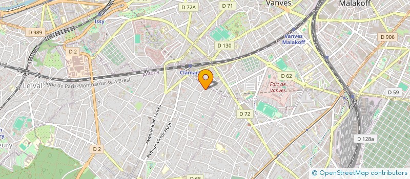 localisation de l'entreprise MOSHFEGHI à CLAMART