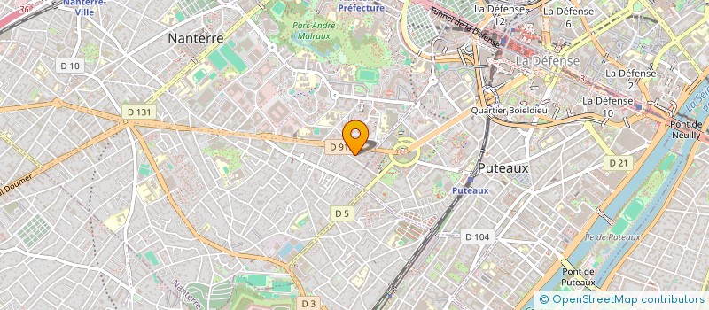 localisation de l'entreprise MOSHKELAN  NANTERRE