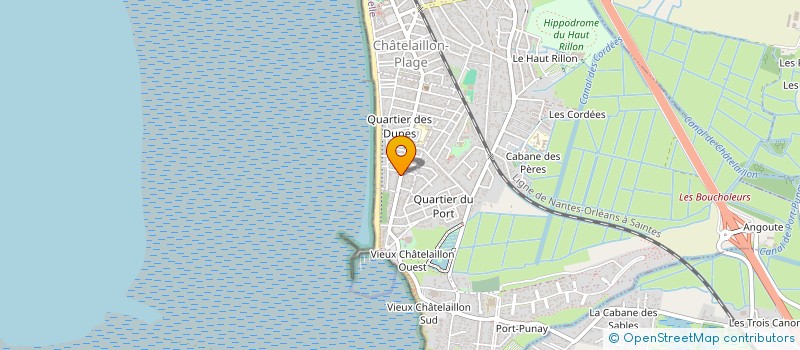 localisation de l'entreprise MOSKI MUSIC CLUB à CHATELAILLON-PLAGE