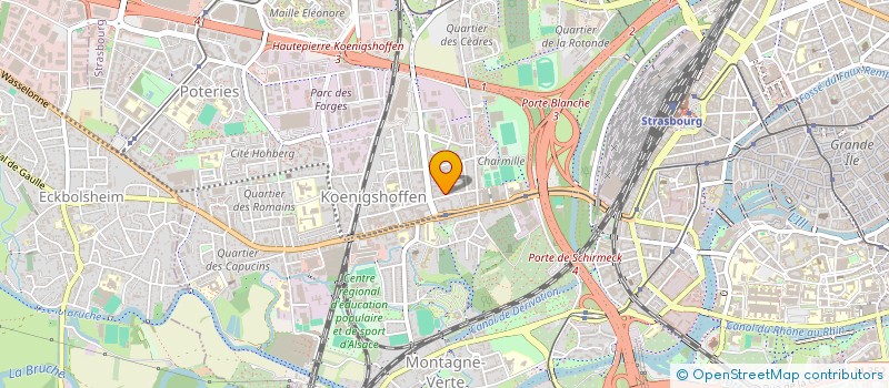 localisation de l'entreprise MOSKI'TEAM à STRASBOURG