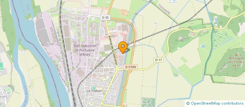 localisation de l'entreprise MOSOTRANS à ARLES