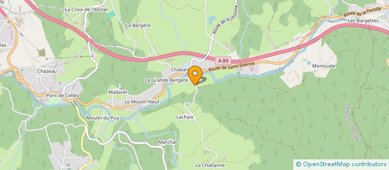 localisation de l'entreprise MOSQUEE ASSOCIATION DES TRAVAILLEURS TURCS  CELLES-SUR-DUROLLE