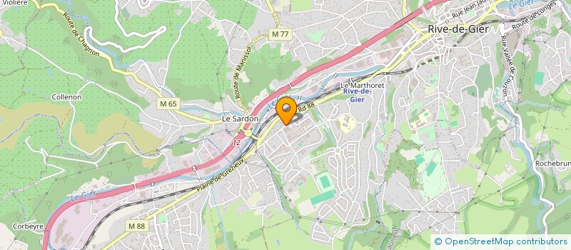 localisation de l'entreprise MOSQUEE ATTAWBA DE RIVE DE GIER ET DE SES ENVIRONS à RIVE-DE-GIER