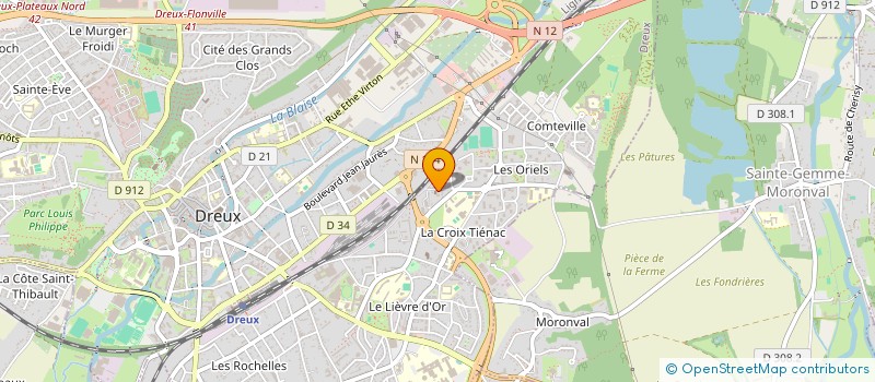 localisation de l'entreprise MOSQUEE BENKHOUFACHE à DREUX