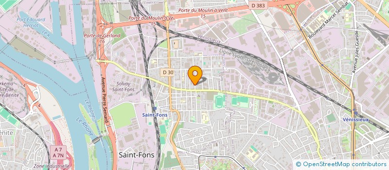localisation de l'entreprise MOSQUEE BILAL DE SAINT FONS à SAINT-FONS
