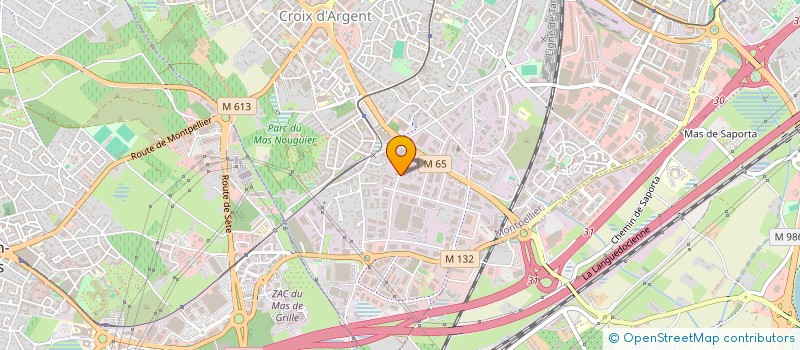 localisation de l'entreprise MOSQUEE BLEUE DE MONTPELLIER à MONTPELLIER