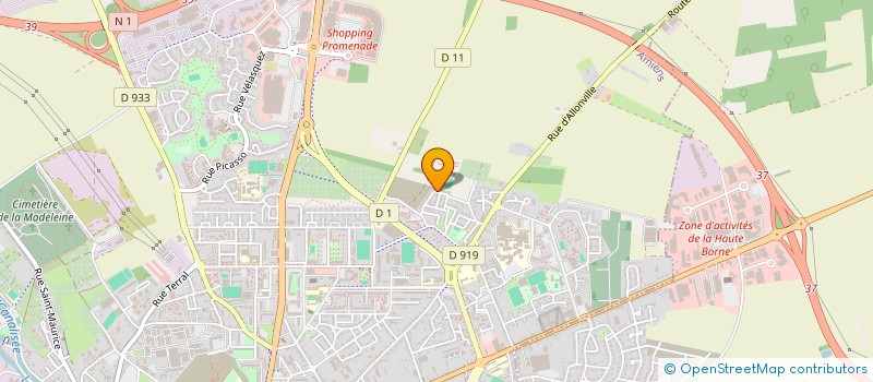 localisation de l'entreprise MOSQUEE CHEKKAR  AMIENS