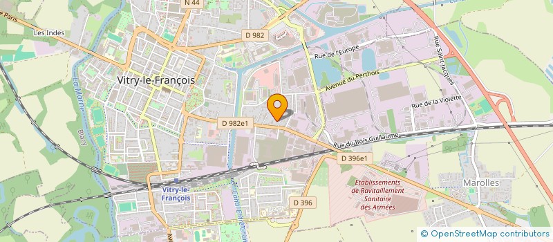 localisation de l'entreprise MOSQUEE DE LA PAIX  VITRY-LE-FRANCOIS