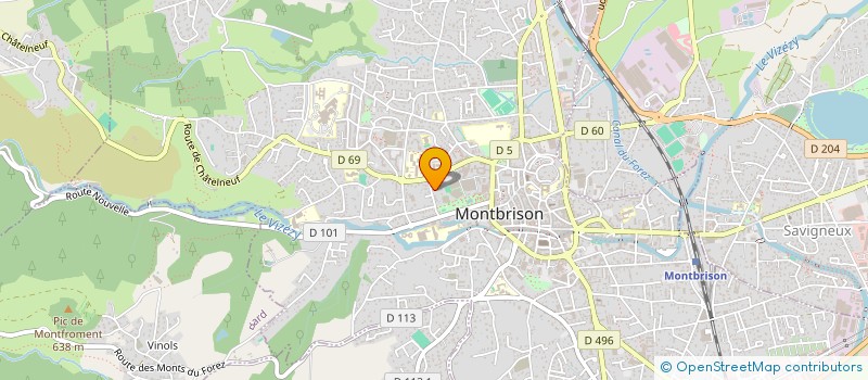 localisation de l'entreprise MOSQUEE DE MONTBRISON ET DE SES ENVIRONS (2ME)  MONTBRISON