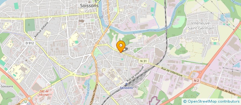 localisation de l'entreprise MOSQUEE DITIB DE SOISSONS à SOISSONS