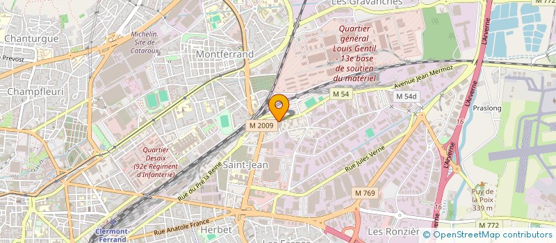 localisation de l'entreprise MOSQUEE DITIB SULTAN AHMET  CLERMONT-FERRAND