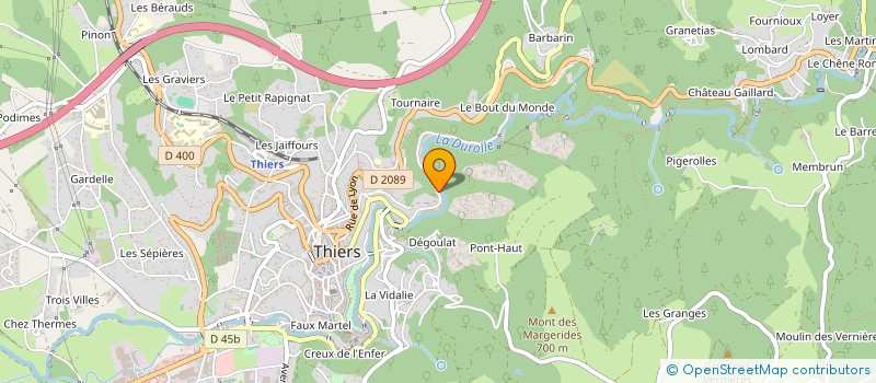 localisation de l'entreprise MOSQUEE FATIH THIERS  THIERS