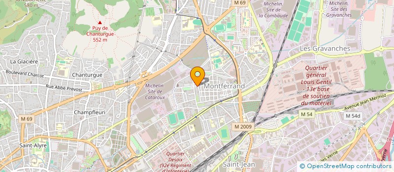 localisation de l'entreprise MOSQUEE MONTFERRAND  CLERMONT-FERRAND