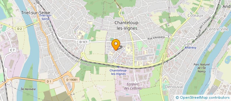 localisation de l'entreprise MOSQUEE OQBA IBNO NAFI'AL FIHRI à CHANTELOUP-LES-VIGNES