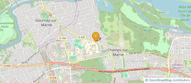 localisation de l'entreprise MOSQUITO à CHAMPS-SUR-MARNE