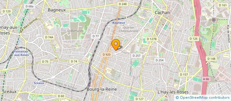 localisation de l'entreprise MOSS à BOURG-LA-REINE