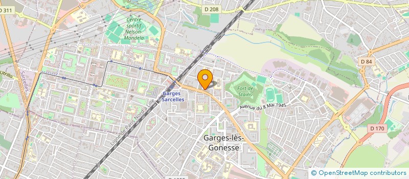 localisation de l'entreprise MOSS COIFFURE à GARGES-LES-GONESSE