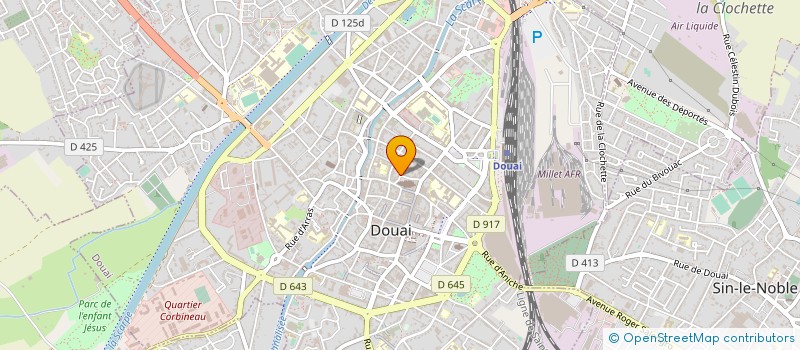 localisation de l'entreprise MOSS CONSEIL à DOUAI