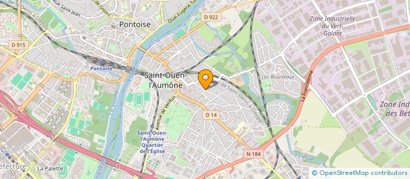 localisation de l'entreprise MOSS INTELLIGENCE ECONOMIQUE STRATEGIQUE & COMPETITIVE à SAINT-OUEN-L'AUMONE