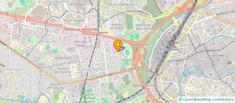 localisation de l'entreprise MOSS - MUTTERER à STRASBOURG