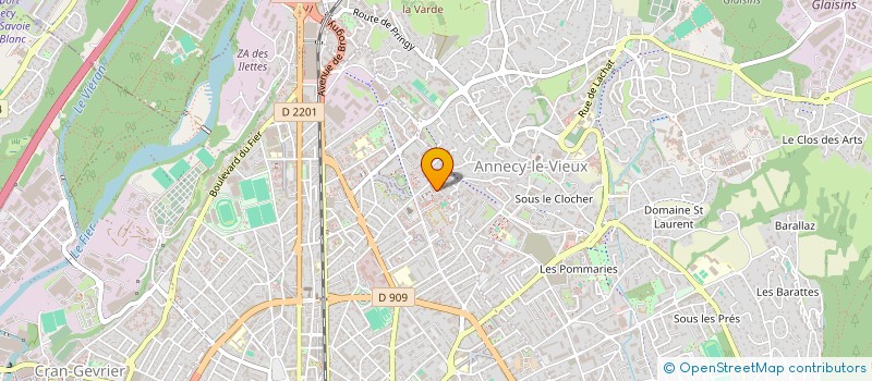 localisation de l'entreprise MOSSANT SA  ANNECY