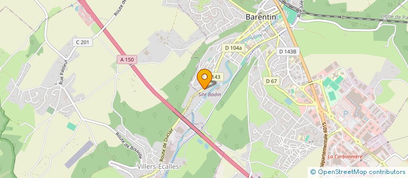 localisation de l'entreprise MOSSLEY SARTEL à BARENTIN